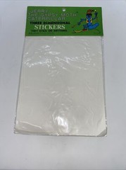 Vintage 1983 Jerry The Gypsy Moth Caterpillar Sealed Puffy Stickers NOS
