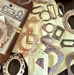 Photo Frames 30-Piece Pack Ephemera Cutouts Junk Journaling Crafts Scrapbooking