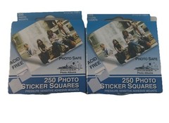 Lot Of 5 Boxes Photo Sticker Squares & Corners