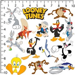 LOONEY TUNES VARIETY DIE CUT VINYL 50 CT STICKER PACK