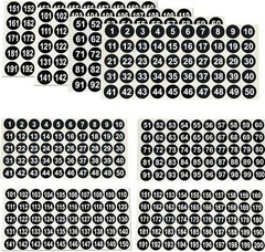 12 Sheets 1 to 200 Vinyl Number Stickers Consecutive Number Stickers 3 Sets 1 In