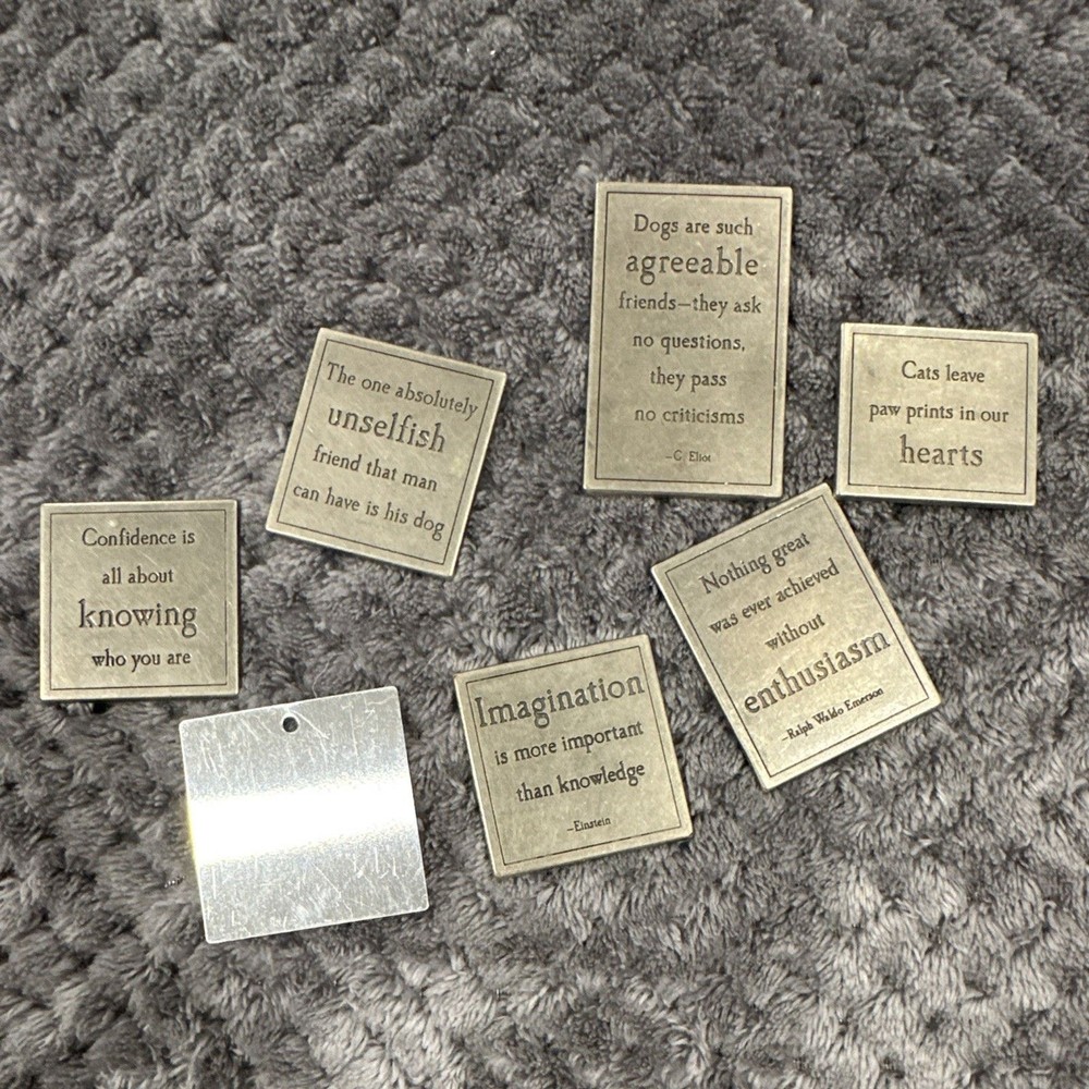 Scrapbooking Quote Stickers Beige & Black Quote Theme Embellishments Lot