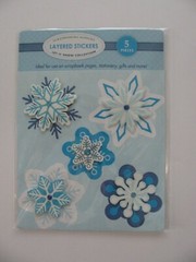 Scrapbook Embellishment Lot 4 Packages Winter/Christmas Theme 143 Pieces NIP