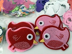Kids Scrapbooking Foam & Felt Stickers Gift Tags Mixed Lot