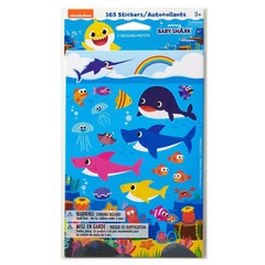 Baby Shark 165ct Stickers Standard Glossy 6 Sheets by American Greeting