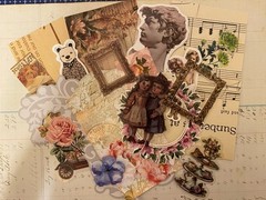 25 Piece Ephemera Lot Junk Journal Grab Bag Scrapbooking Supplies