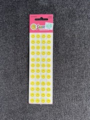SANDYLION Yellow Smiley Faces Stickers Classic Smile Design New In Package