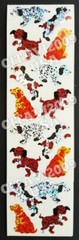 HAMBLY STUDIOS PRISMATIC STICKERS PUPPIE DOGS PETS COLLECTIBLE RETIRED VINTAGE.