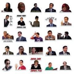 TV Shows Sitcom Sticker Vinyl Decal Meme Office Quotes Big Bang Parks Lot 50pcs