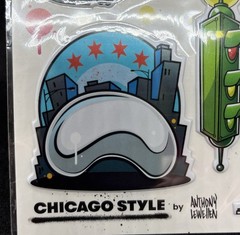SEALED Color Factory Puffy Stickers ‘Chicago Style’ By Anthony Lewellen (2022)