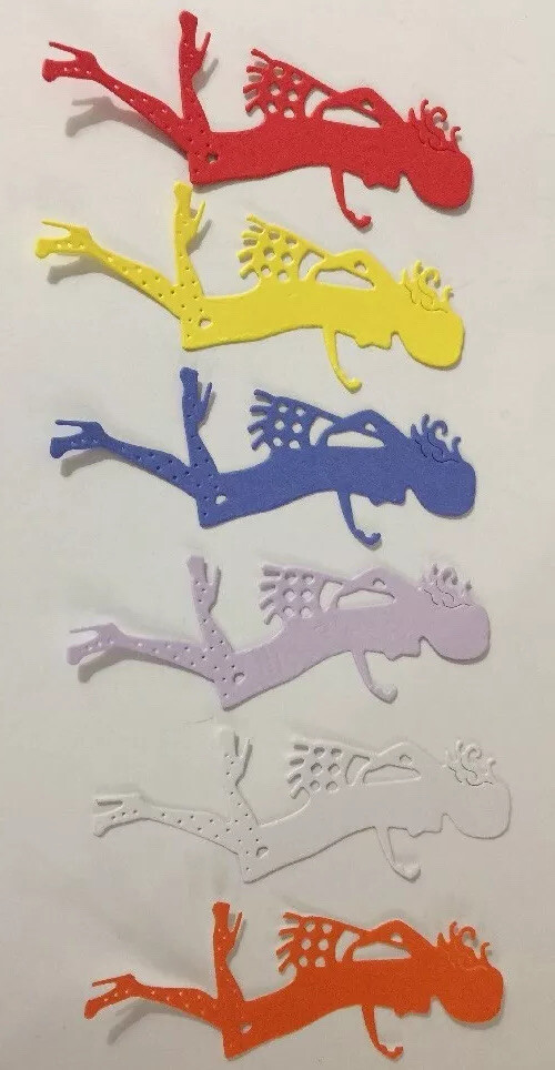 WOMAN WITH PURSE Die-Cut(6pc) 1″x 3″•Working Girl•Female•School •Dancer•Stripper