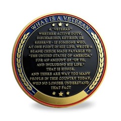 AtSKnSK 24 PCS Military Veterans Challenge Coin Appreciation Gift Thank You f…