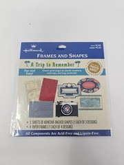 Hallmark Scrapbook Sticker Lot Travel Vacation Journal Stickers Frames Shapes