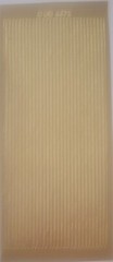Peel Off Stickers Borders 2mm wide Black Silver Gold & Rainbow