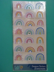 Pastel Colored RAINBOWS (21) pcs Sealed Pack Hello Hobby