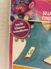 Trolls Sticker Labels 30 Count Sandy Lion SL3106 NIP Name Tags Badges ID Labels