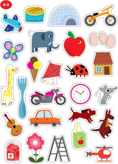 Toddler Activity Book Includes 500+ Stickers Learn ABCs Counting Colors for Kids