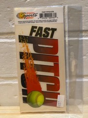 2006 Scrappin’ Sports & More Rub-Ons FAST PITCH Baseball NEW 976