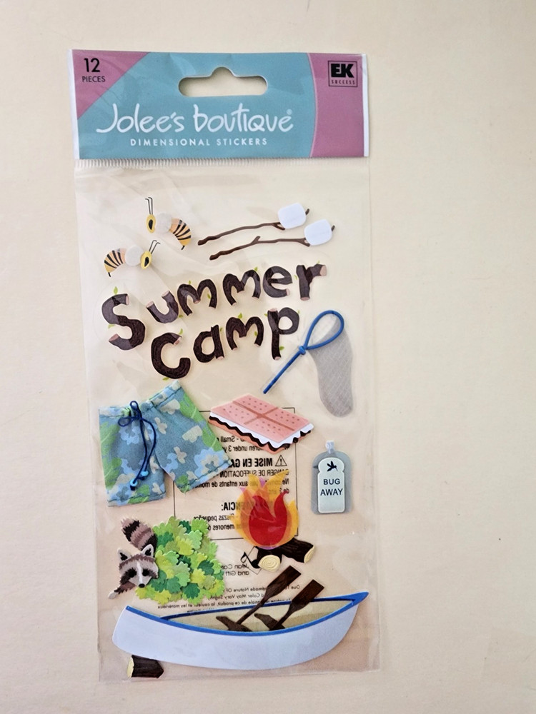 RETIRED XL Jolee’s Boutique Embellishments – Summer Camp – SPJBLG256