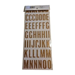 New Recollections Alphabet Stickers Glitter 99 Pcs Scrapbooking Crafting