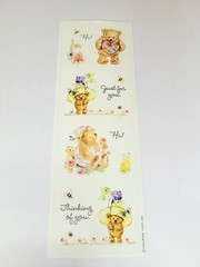 RARE Collectible 1990s Hallmark Vintage Mary’s Bears Mary Hamilton Sticker Sheet