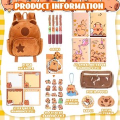 100 Pcs Gifts with Backpack and Stationery Set Day Gifts Sticky Notes Ballpoi…