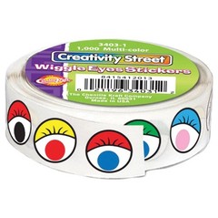 Creativity Street Wiggle Eyes Stickers Multicolor