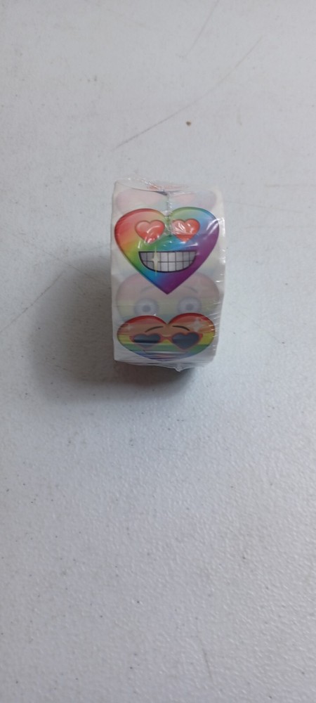 500 Count Rainbow Love Gay Pride Sticker Decals Roll for LGBTQ Parades, 2 Inch
