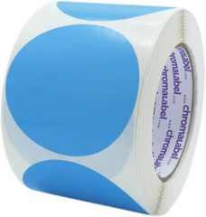 3 Inch round Colored Stickers, Permanent Colored Labels Sticky Dots, Ideal Color