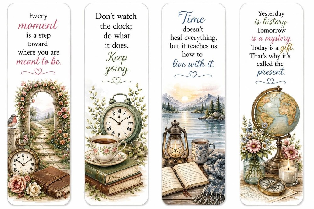 Inspirational Bookmarks Junk Journal Scrapbook Choose A Set