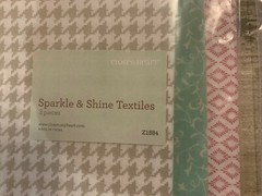 CTMH – Sparkle & Shine – (1) Assortment Z1860 & (1) Textiles Z1884 *NOS*