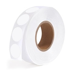 1000 PCS Dot Stickers 1/2 Inch Circle Small Round Coding Labels, Blank White …