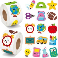 Vibrant 1000-Piece Back to School Sticker Collection – Perfect for Decor