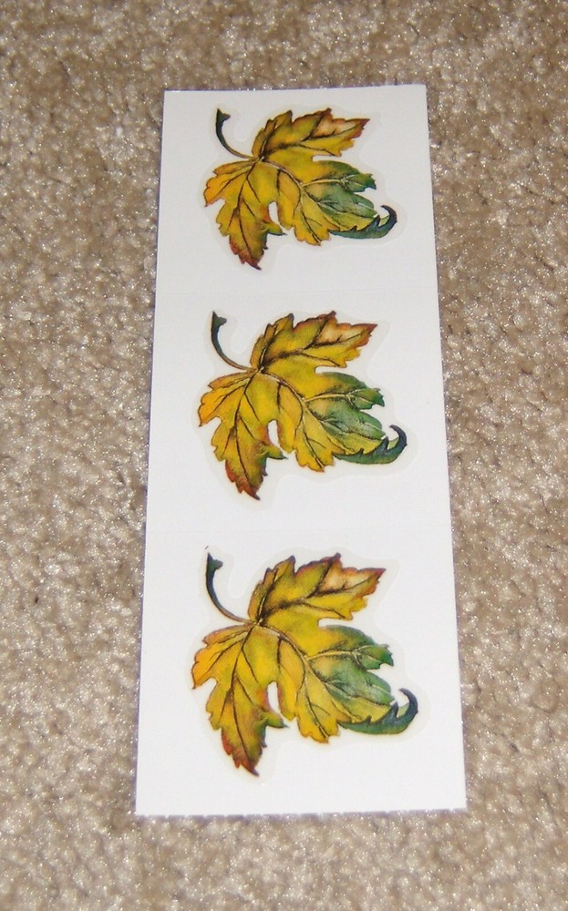 PSX Sticker Designs Sticker Strip ~ Autumn Leaf