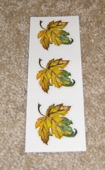 PSX Sticker Designs Sticker Strip ~ Autumn Leaf