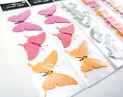 Me & My Big Ideas Small Talk 5pk Stickers Lot Butterflies Paradise Flourishes
