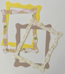 JELLY FRAME Die-Cuts(6pc)Approx.4-1/2″x 3-1/2″Card Making•Pictures•Memory•Scraps