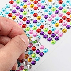 4536 Self-Adhesive Rhinestone Stickers for Kids DIY Crafts, Nail Art & Scrapbook