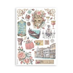 Stamperia Washi Pad 8/sheets – Venice City of Art, SBW21
