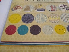 NEW Webster’s Pages Buttons & Twine YACHT CLUB Chipboard Buttons CB03