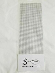NEW Lot 3 Scrapyard 329 Wire Mesh Scrapbook Embellishment Black Silver Gold -F