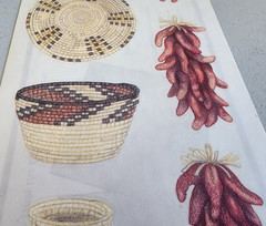 Clear Stickers 12″ Chilies Southwest Indian Weave Scrapbook Tumblebeasts 2002