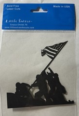 Laser Cut Marine Corps Raising the Flag on Iwo Jima Scrapbooking Silhouette