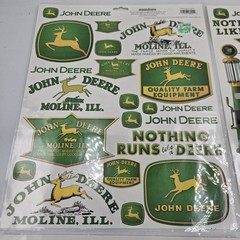 John Deere Farm Scrapbooking Stickers Lot Of 4
