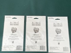Three (3) Vintage 2010 My Little Pony Stickers SEALED Hasbro -108 Stickers Total