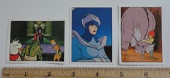1986 Panini Thundercats Album Stickers #52, 82 & 201