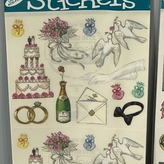 Frances Meyer Stickers Wedding and Home Sweet Home Scrabooking NWT