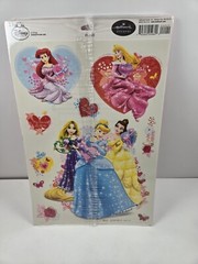 2 Pack HALLMARK DISNEY Princess MOVEABLE DECORATIONS VALENTINES DAY