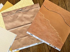 Scrapbooking Lot of 200 Sheets Mixed Thick & Thin Paper 12″x12″ Solid & Prints