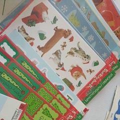 52 Packs Vintage stickety-doo-da stickers Christmas Collection Bundle